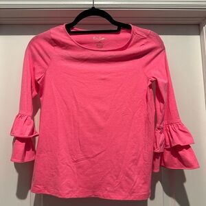 NWT Lilly Pulitzer Kids Mazie Top- pink tropics. Sz XL 12-14